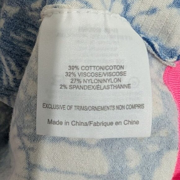 Tory Burch Cardigan Womens Size Medium Blue Baltic Sea Dream Catcher V Neck - Picture 5 of 10